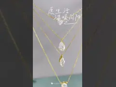 華やかな形 成長したダイヤモンド ネックレス ダイヤモンド ペンダント ファッション ダイヤモンド 宝石