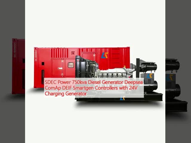 Дизельный генератор SDEC мощностью 600 kW/750 KVA; 50 Hz; 1500 оборотов в минуту;