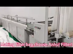 Industria Sacchetto di filtro antistatico in poliestere con membrana in PTFE per filtro per raccoglitori di polvere