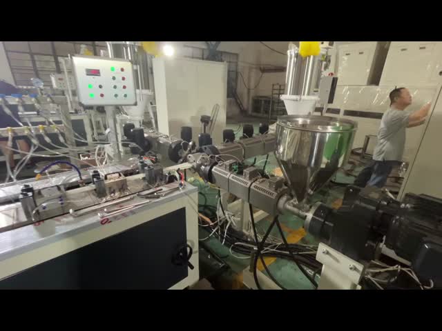 Marble Stone UPVC Window Making Machine Line New Type Double Screw Extruder
