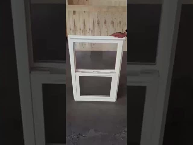 ホワイトUPVC シングルハンガングビニール 蚊帳付き替わり窓 アメリカンスタイル