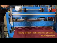 China Metal Roof Tile Roll Forming Machine Metal Roofing Making Machine Customized Roll Forming Machine for sale