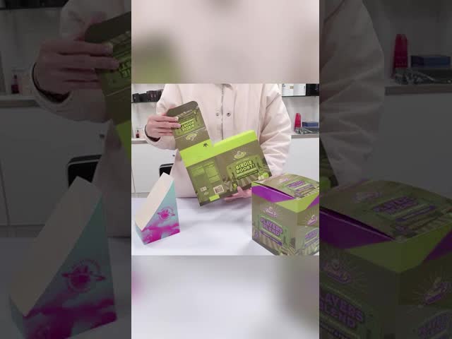 Полноцветная складная бумага специальная упаковка зерновых коробки исчезающая печать