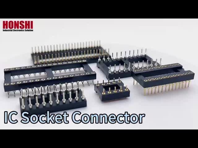 2.54mm ICソケット 丸い 女性 ヘッダーコネクタ SMTタイプ 6Pin 10Pin 28Pinから64Pin