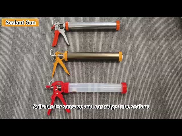 15 Inch MH Sealant Gun 20oz Sausage Pack and Bulk 18 Thrust Ratio Aluminum Barrel
