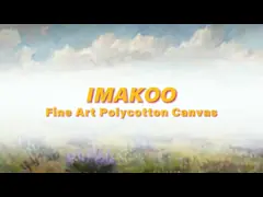 Inkjet Digital 420gsm Matte Waterproof Polycotton Canvas Roll For Epson Printing