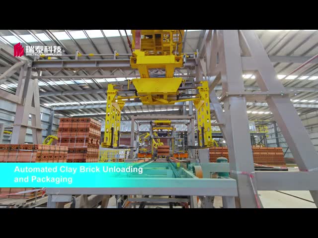 Brictecによるカスタマイズ可能な粘土レンガ製造プロセスのための鉄鋼自動卸荷と梱包