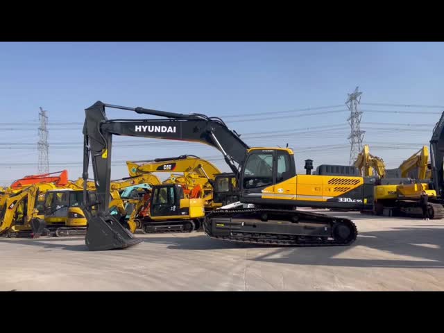 高性能の中古ハインダイ 330LC-9S 掘削機 33 トン