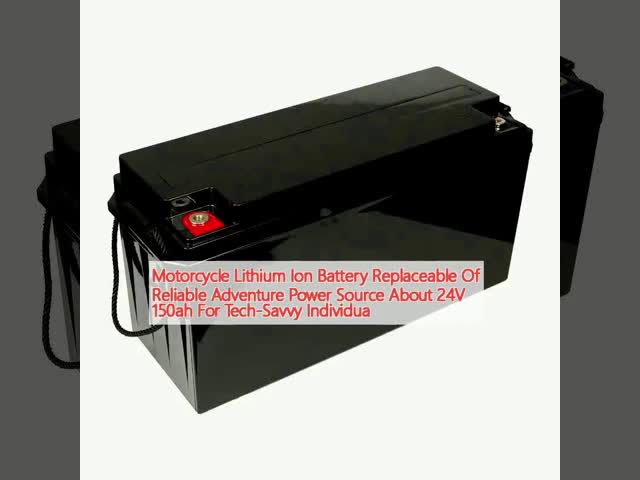 モーターサイクルのリチウムイオン電池 信頼性の高い冒険の電源の交換可能 24V 150h