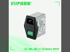 250 VAC Voltado nominal Filtro de supresión de interferencias EMI ≤ 0,5 dB Pérdida de inserción para un rendimiento óptimo