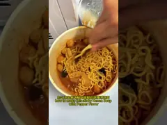 끓는 물로 요리를 간단하게 만드는 가벼운 매운 버미첼리와 누드리스 196g