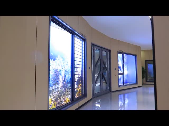 Portas deslizantes de elevador de vidro exterior de alumínio com material para pátio