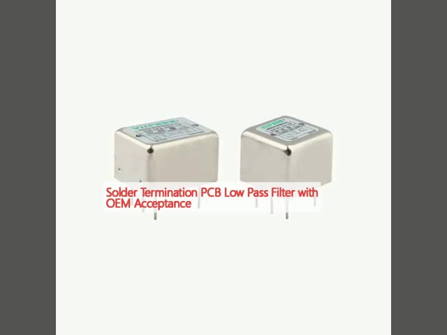 プロフェッショナル・ソルダー・ターミネーション PCB ローパスフィルター リターン損失20dB,インペデンス50オーム