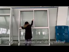 Personalized Aluminum Sliding Glass Window 1.2mm - 2mm Thickness For Homes
