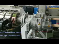 Línea de extrusión de tuberías de PVC OPVC 16-160mm Máquina de fabricación de tuberías de PVC Extrusora cónica de tornillos gemelos