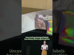 Die Cut Sheet/roll Packing Security Laser Labeling Solution with Laser Film