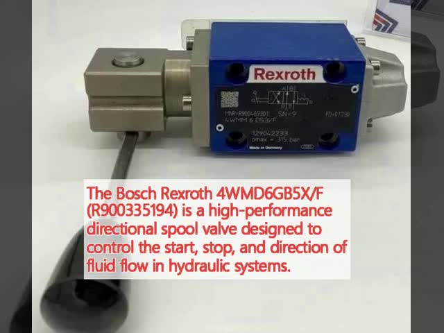 Bosch Rexroth 4WMD6GB5X/F Manual Directional Valve Spool Valve DIN ISO Standards