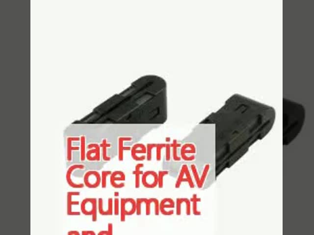 ブラックフラットケーブル フェライトコア AV機器と家電のためのフラットフェライトコア