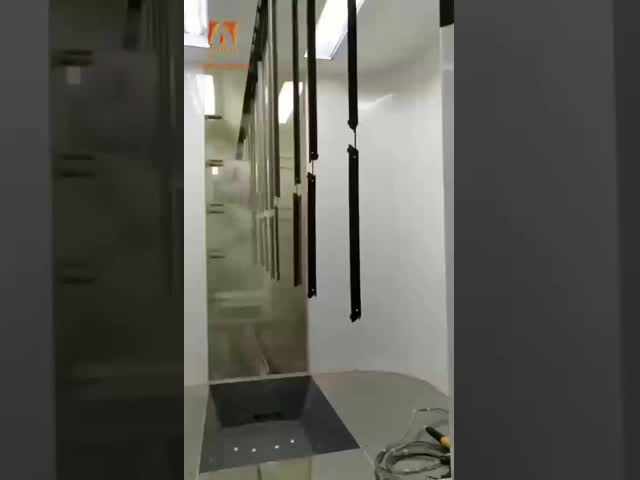 Customized Energy Saving Automated Powder Coating Production Line For Chain / Mesh Belt Conveyor System