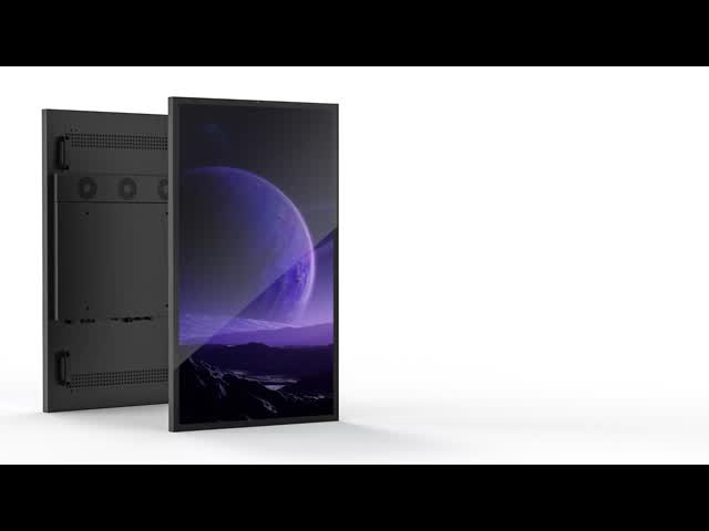 55インチ外装メニューボード 室外IP65 3000Nits LCDデジタルサイネージとディスプレイ