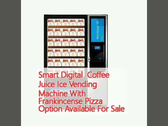 スマートデジタルコーヒージュース アイス販売機 香香ピザオプション