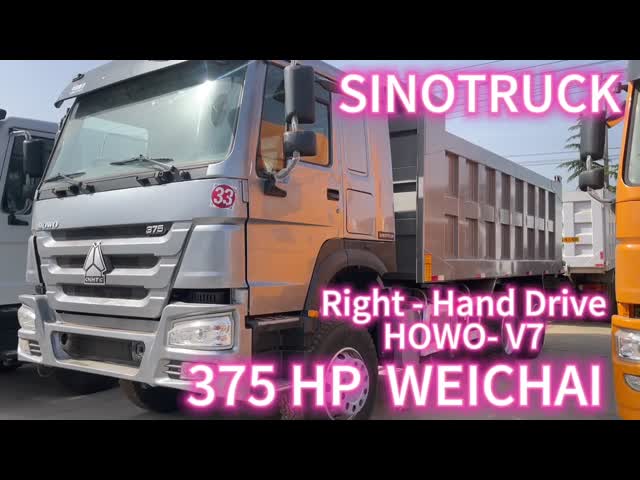 Правый руль SINOTRUCK Howo 375 Направляющий грузовик Euro 3 21-30T Мощность 2 Переключатель