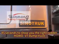 Máy lái bên phải SINOTRUCK Howo 375 Xe tải đầu tay Euro 3 21-30T Capacity 2 Reverse Shift