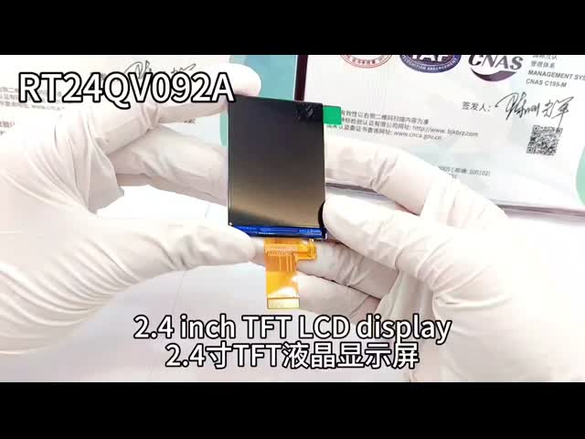 Painel de ecrã táctil TFT transmissor com resistência ao toque e ecrã táctil SPI RT24QV092A