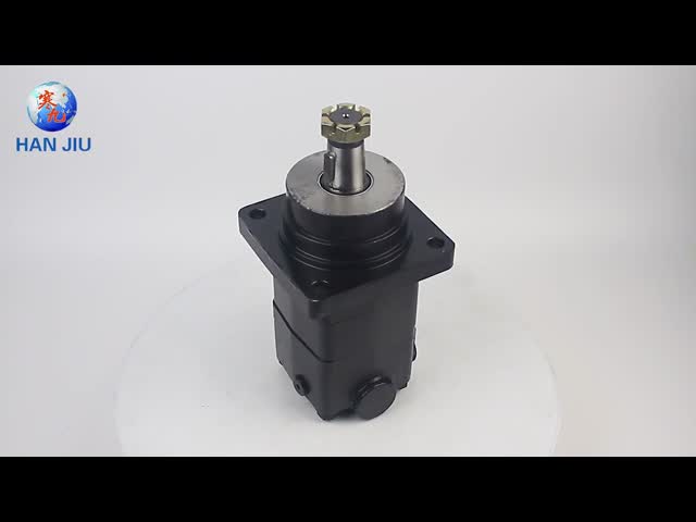 LSHT モーター 315cc 240RPM 7787イン-ポンド 2900psi 差 19.81GPM ホイールマウント 角型軸 φ35mm 軸側ポート # 10 SAE 5/8