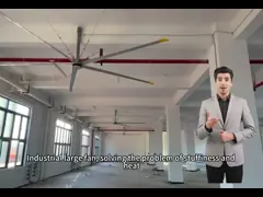 16FT Industrial Fans for Optimal Air Circulation in School and Gymnasium Spaces 0.3KW
