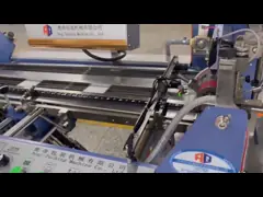 High Speed A4 Paper Folding Machine Paper Noise Hood Manual Leaflet Equipment