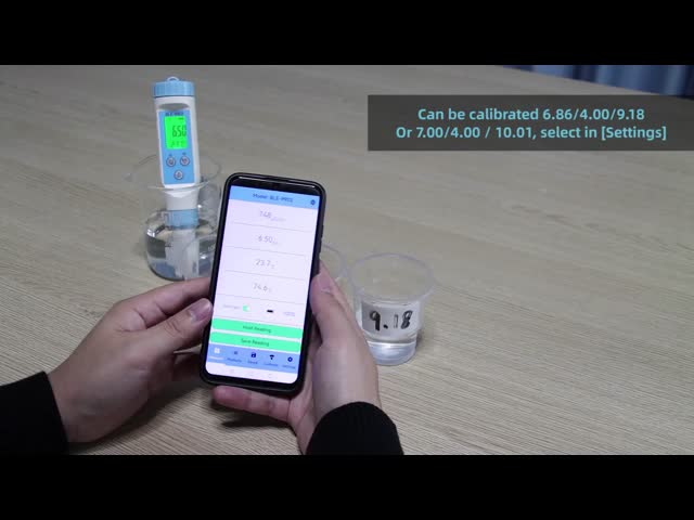 YierYi BLE-9902 デジタルpHメーター プール,魚タンク,水培システムにおけるEC,温度,pHのテストに最適