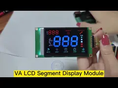 Small Size Vertical Alignment Display 3 Line 4 Digits Black Segment Screen 3.3V 30PIN