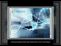 32768*32768 Resolution Iboard Interactive Whiteboard with Ceramic Surface and 0%-95% Humidity Storage Condition