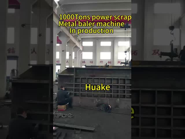 Машина Baler 1000 тонн гидравлическая, Baler сверхмощного утиля стальной
