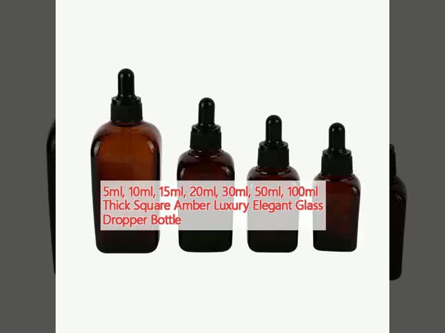 Olive Green Glass Tincture Bottles Essential Oil Glass Dropper Bottles 5ml 10ml 15ml 20ml 30ml