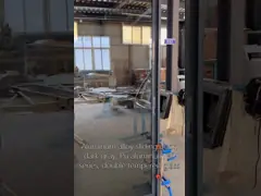 Double Glass Balcony Aluminum Sliding Door External Sliding Glass Patio Doors