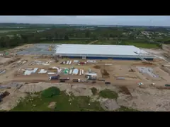 GB Standard Q355b Steel Prefabricated Structural Metal Hangar Warehouse Workshop