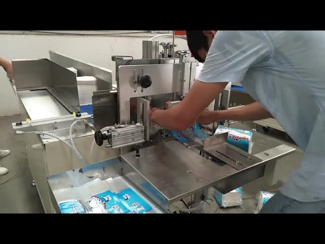 簡単に操作するプラスチック袋テーブルナプキン 紙タオル 梱包と密封機