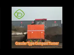 Moving Type Compost Turner Compost Manure Making Machine Mushroom Compost Mixing Machine
