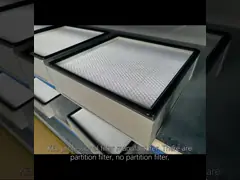 99.97% Hiệu quả lọc Bộ lọc không khí cho phòng sạch công nghiệp Bộ lọc Hepa