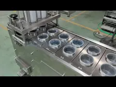 Automatic Cup Sealing Machine Cover Capping Machine PLC Control Stainless Steel 2.0kW