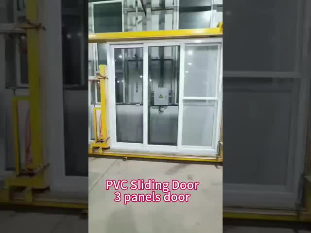 PVC / UPVC テンプレートガラス スライディングドア 標準 白ガラス 室内 スライディングドア