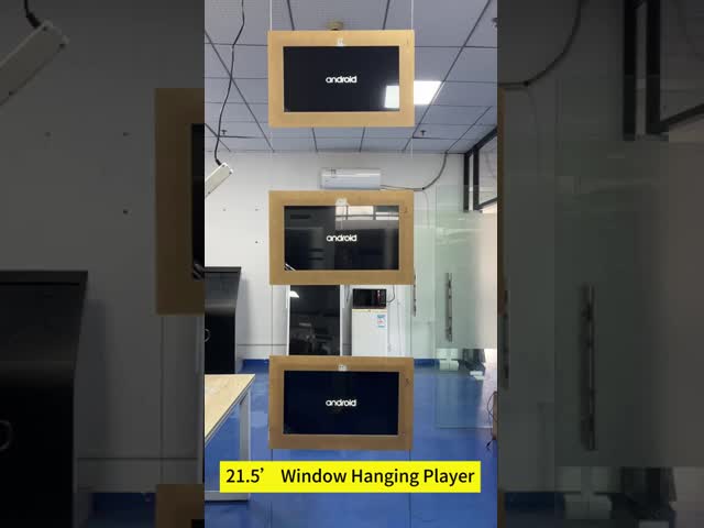 吊り窓 IPS LCD デジタルサイネージ ディスプレイ スーパーサイズ 贅沢な店