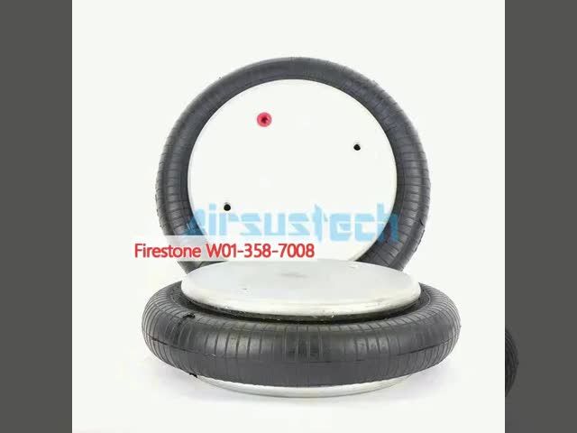 W01-358-7008 ファイアストーン 工業用ベロウズアクチュエーター 1/4NPTF 肺接続