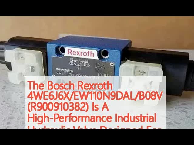 Bosch Rexroth 4WE6J6X/EW110N9DAL/B08V Industrial Hydraulic Valve For Oil Flow Direction