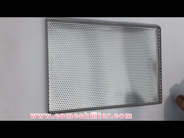SS304 乾燥機用 パフォー化パン皿 オーブン用パン皿