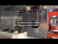 28-55mm Mesh Länge Gabion Mesh Maschine für 5m Breite Gabion Halterstrukturen