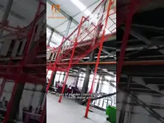 Система подвесного конвейера из стали, установленная на потолке и управляемая ПЛК, с подвеской на цепочке