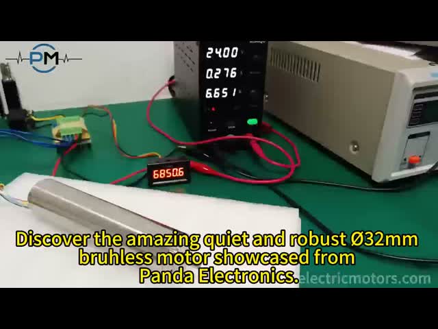 4ポールローター 32mm スロットレスブラシレスモーター 306.8W 0.57N.m 5235RPM 24V 48V